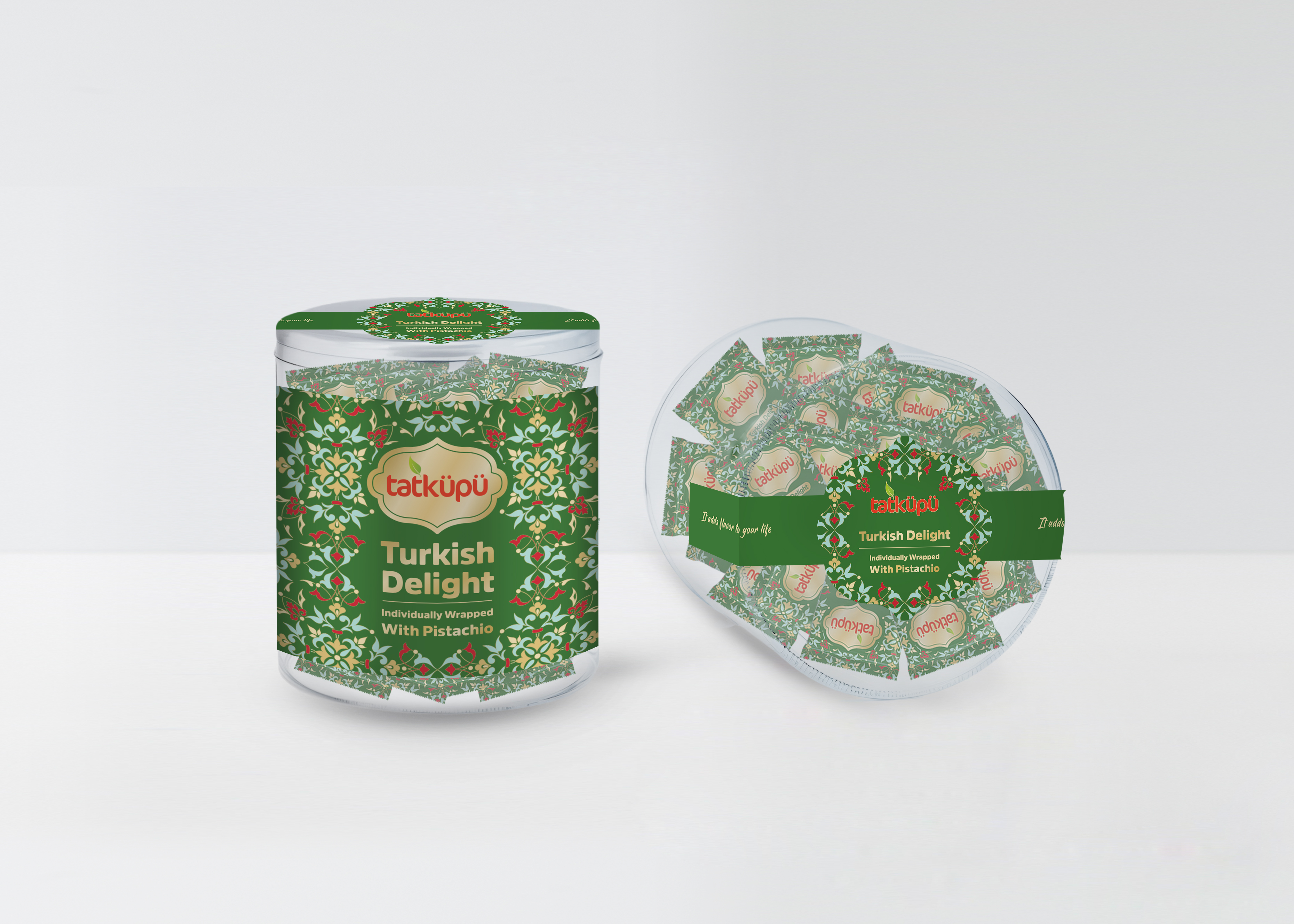 TATKÜPÜ  WRAPPED SULTAN PISTACHIO TURKISH DELIGHT